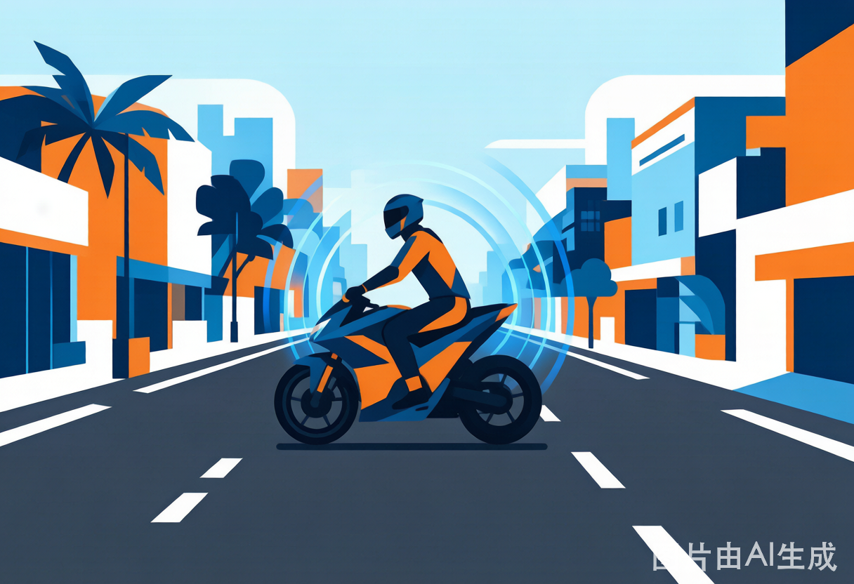 Motorcycle BSD Radar Export