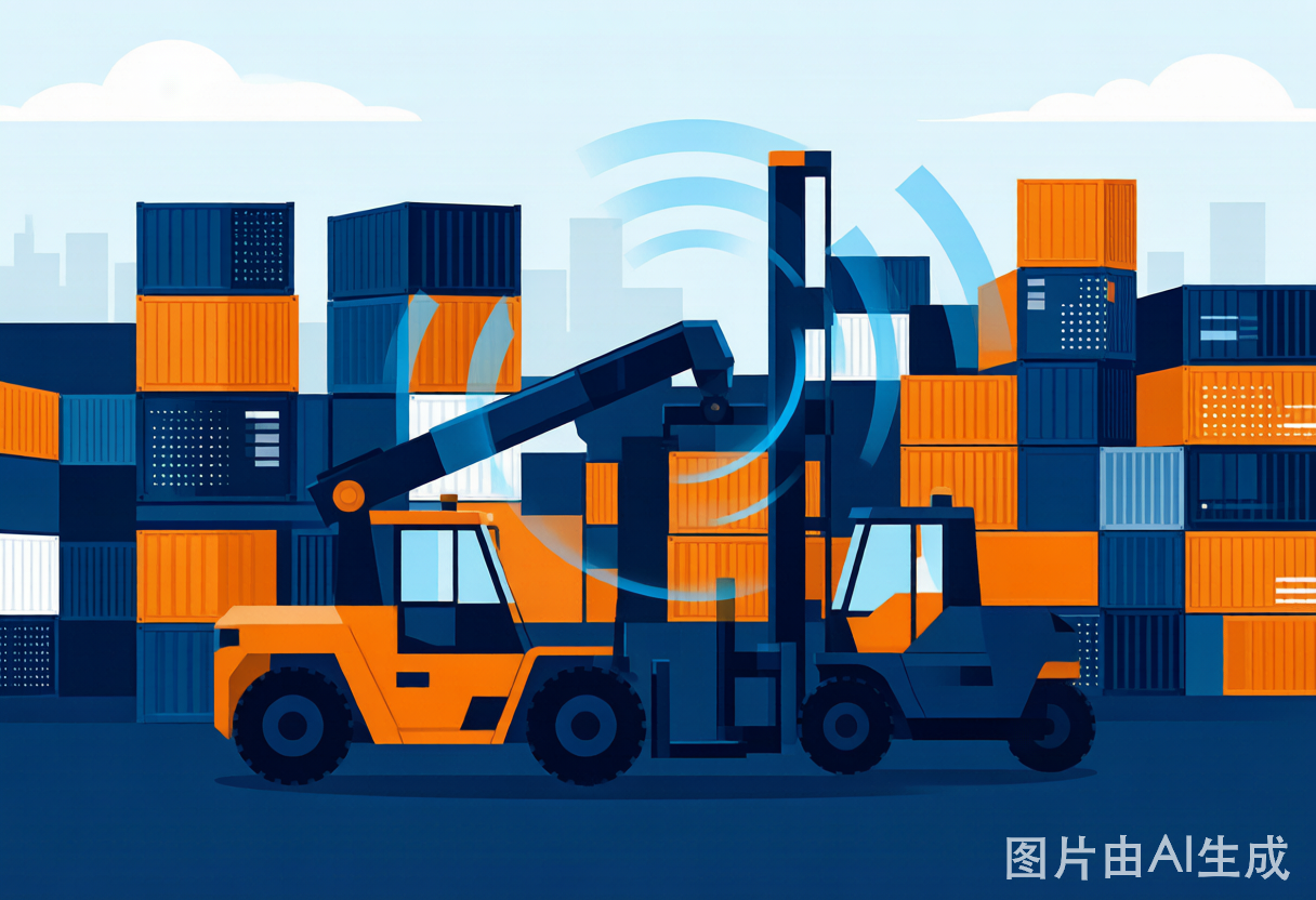 Port Tractor / Reach Stacker Warning